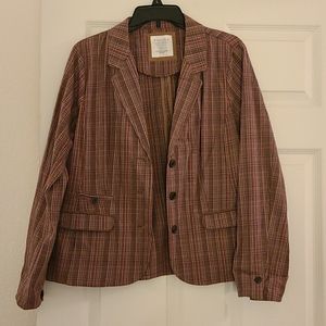 Sonoma plaid blazer